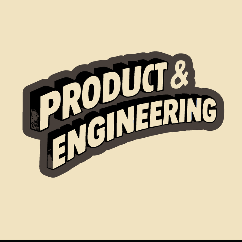 Product & Engineering badge design